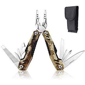 Poeland Multitool Pliers now 50.0% off , 14 in 1 Multi tool with Safety Locking, Portable Pocket K..