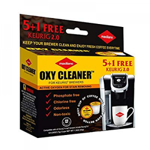 Maxiliano Cleaning Pods Compatible with K-Cup 2.0 Keurig now 25.0% off , Stain Remover, Biodegrada..