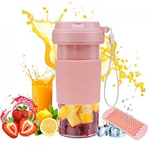 One Day Only！Portable Blender USB Rechargeable now 45.0% off , CREATIVE DESIGN Small Blender Cordl..
