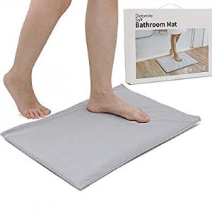 50.0% off ChasBete Soft Diatomite Bath Mat Diatomaceous Earth Powder with Cover Super Absorbent Fa..