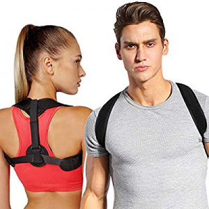 EZOPRO Posture Corrector for Men and Women now 80.0% off , Adjustable Upper Back Brace for Clavicl..