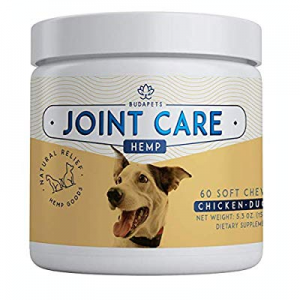 BUDAPETS Glucosamine Dog Hip & Joint Supplement – New Formula – Glucosamine, Chondroitin, MSM, Organ