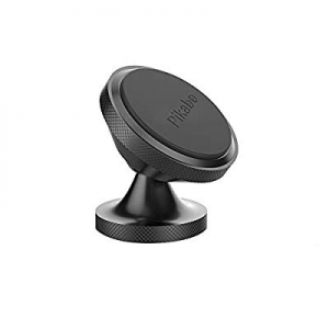 Magnetic Phone Car Mount, Pikabo Universal Stick On Dashboard 360 Degree Rotation Magnetic Cell Phon