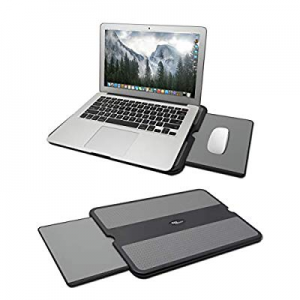 MAX SMART Portable Laptop Lap Pad now 25.0% off , Laptop Desk with Retractable Mouse Tray, Anti-Sl..