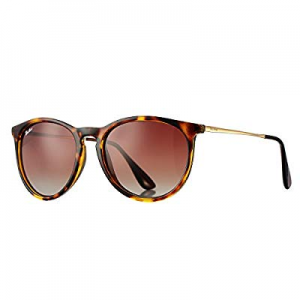 Polarized Sunglasses for Women Classic Round Style 100% UV Protection now 40.0% off 
