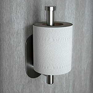 Cerekony Adhesive Toilet Paper Holder now 25.0% off , Roll Holder Small Space for Kitchen Bathroom..
