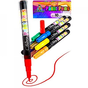 10 Paint Pens - Paint Marker Pens now 50.0% off , Water Based Colors for Kids Adults, Sun - Water ..