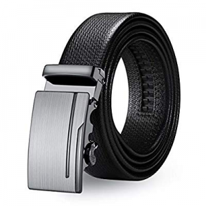 Men's Belt now 50.0% off , ITIEZY Ratchet Dress Genuine Leather Belt for Men with Automatic Buckle..