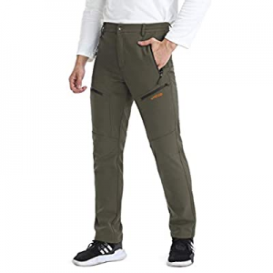 Unitop Men's Winter Warmth Hiking Pants Water-Resistant Ski Snow Pants now 50.0% off 