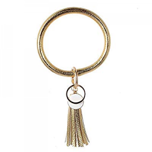 50.0% off Wristlet Keychain Bracelet Bangle Keyring Big Key Ring Keychain Gift Keyring Bracelet Fo..