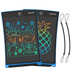 NEWYES LCD Writing Tablet 8.5 Inch Colorful Drawing Doodle Board Boy Toys for 3-6 Year Old Education