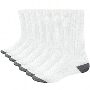 50.0% off Ipletix Men's Cushion Reinforced Crew Socks 3/7 Pack Athletic Running Socks with Arch Su..