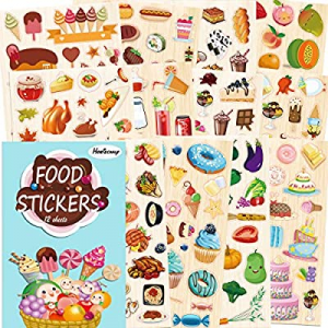 HORIECHALY food stickers sheets for kids now 20.0% off , 12 sheets DIY journal accessories bullet ..