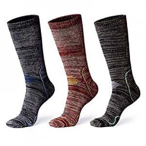 Hiking Socks, Anyou Men & Women Moisture Wicking Cushion Crew Socks for Trekking & Outdoor Sports ..