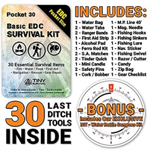 DIY - Ultimate EDC Pocket Survival Kit for Emergency now 50.0% off , Disaster Prevention, EDC, Wil..