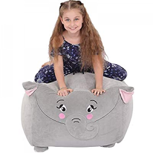 youngeyee Giant Elephant Stuffed Animal Storage Kids Bean Bag Chair Cover now 20.0% off , 24x24x20..