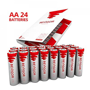 Bevigor AA Lithium Batteries, 24Pack Ultimate Lithium Double A Batteries, 1.5V 3000mAh Longer Lastin