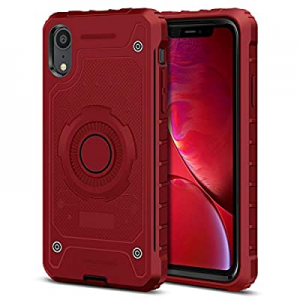 iPhone XR Cases, Jiunai iPhone XR Case Dual Layer Tough Non Slip Dustproof Heavy Duty Anti Scratch H