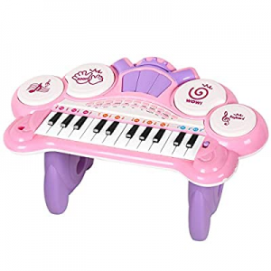 TWFRIC Kids Keyboard Piano Toy, 24 Key Multifunction Electronic Keyboard Piano Musical Instrument Te