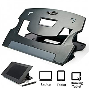 MAX SMART Tablet Drawing Stand, Laptop Stand Riser, Book Reading Stand, Foldable, Portable and Adjus