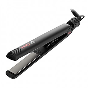 Professional Hair Straightener, Titanium Flat Iron for Straightens and Curls, Dual Voltage Flat Iron