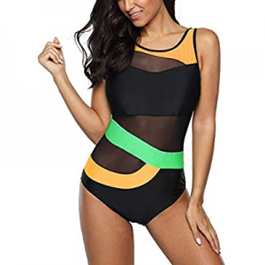 Jouplsar Women Two Piece Swimsuit High Waisted Bathing Suits Ruffled Flounce Top now 60.0% off 