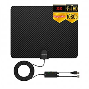 HAUSBELL HD Digital TV Antenna Inbdoor, Amplified HD Digital TV Antenna, TV Antenna Amplifier, Up to