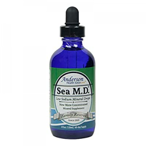 Anderson's Sea M.D. Concentrated Trace Mineral Drops, Ionic Electrolyte Magnesium Supplement, Full S