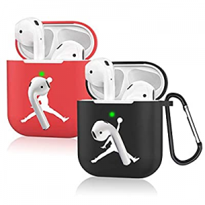 Oqplog for AirPods 2&1 Case, Protective Soft Silicone Luxury Cute Fashion Cover for Girls Teens Boys