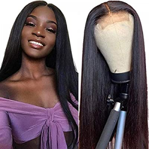 Lace Front Wigs Human Hair Straight Closure Wigs, 4x4 Lace Closure Wigs Brazilian Virgin Hair Straig