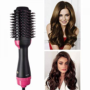 Barabum Hair Dryer and Volumizer Hair Dryer Brush Rotating Hot Air Brush Professional Blow Dryer Com