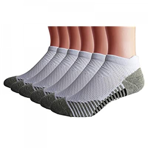 Women's Ankle Running Socks Athletic Cushion Socks 4 to 6 Pack now 50.0% off 