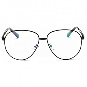 70.0% off SojoS Aviator Clear Lens Metal Frame Men Women Glasses Eyeglasses Eyewear SJ5004 With Bl..