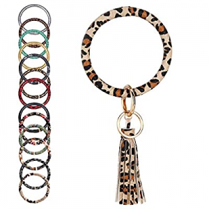 60.0% off Lateefah Wristlet Keychain Bracelet Bangle Keyring Round Key Ring Keychain Gift Keyring ..