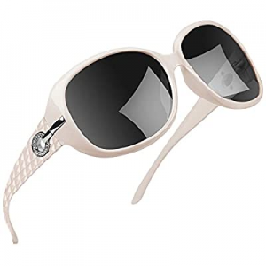 Joopin Polarized Sunglasses for Women Vintage Big Frame Sun Glasses Ladies Shades now 20.0% off 