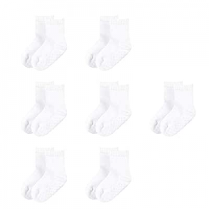 50.0% off Ipletix Baby Cotton Ankle Socks 7/14 Pack Toddler Non Skid Socks with Grips for Infants ..