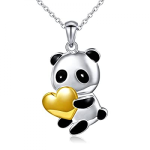 45.0% off Sterling Silver Forever Love Cute Animal Love Heart Necklace Ring Earrings for Women Gra..