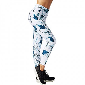 50.0% off FITTIN Printed Yoga Leggings for Women with Pocket - Ankle Length Pants for Running Spor..