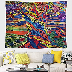 One Day Only！Wtisan Psychedelic Tapestry now 55.0% off ,Tapestry Wall Hanging,Trippy Tapestry for ..