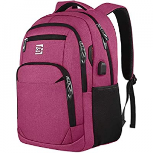 Laptop Backpack,Business Travel Anti Theft Slim Durable Laptops Backpack with USB Charging Port,Wate