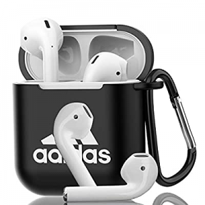 Compatible for Airpods Case Cover with Keychain Protective Case Cover Skin for AirPods Charging Case