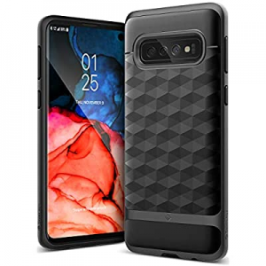 Caseology Parallax for Galaxy S10 Case (2019) - Award Winning Design - Black