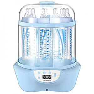 One Day Only！Elechomes Baby Bottle Sterilizer and Dryer now 40.0% off , BPA Free 600W Electric Ste..