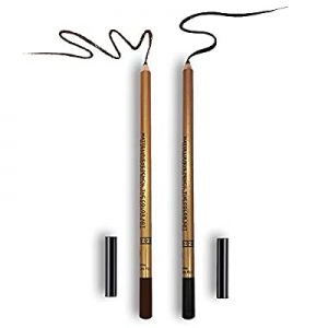 Eyeliner Pencil, Basic Black and Brown Color, 2 Count