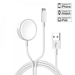 Compatible with iPhone and iWatch Charger, 2 in 1 Portable Wireless Watch Charger Apply for iWatch C