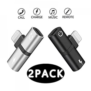 Headphone Jack Adapter for iPhone Xs/XR/X/7/7 Plus/8/8 Plus/iPad/iPod Earphone Adapter Headphone Aud