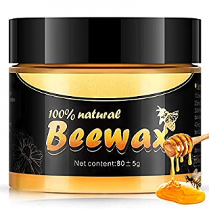 One Day Only！Wood Seasoning Beewax now 50.0% off , Multipurpose Natural Wood Wax Traditional Beesw..