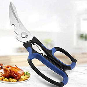 Kitchen Scissors - Heavy Duty Utility Shears For Poultry Chicken, Meat, Food, Vegetables now 15.0%..