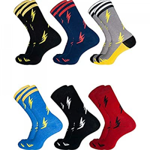 70.0% off SIXDAYSOX Dress Socks for Men Funny Socks Patterned Novelty Crazy Socks Women Cotton Cre..