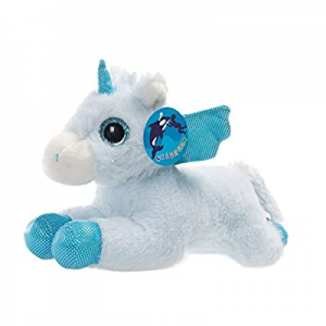 WILDREAM Blue Unicorn Sparkle Big Eyes 11", Unicorn Plush Toy with Wings now 30.0% off 